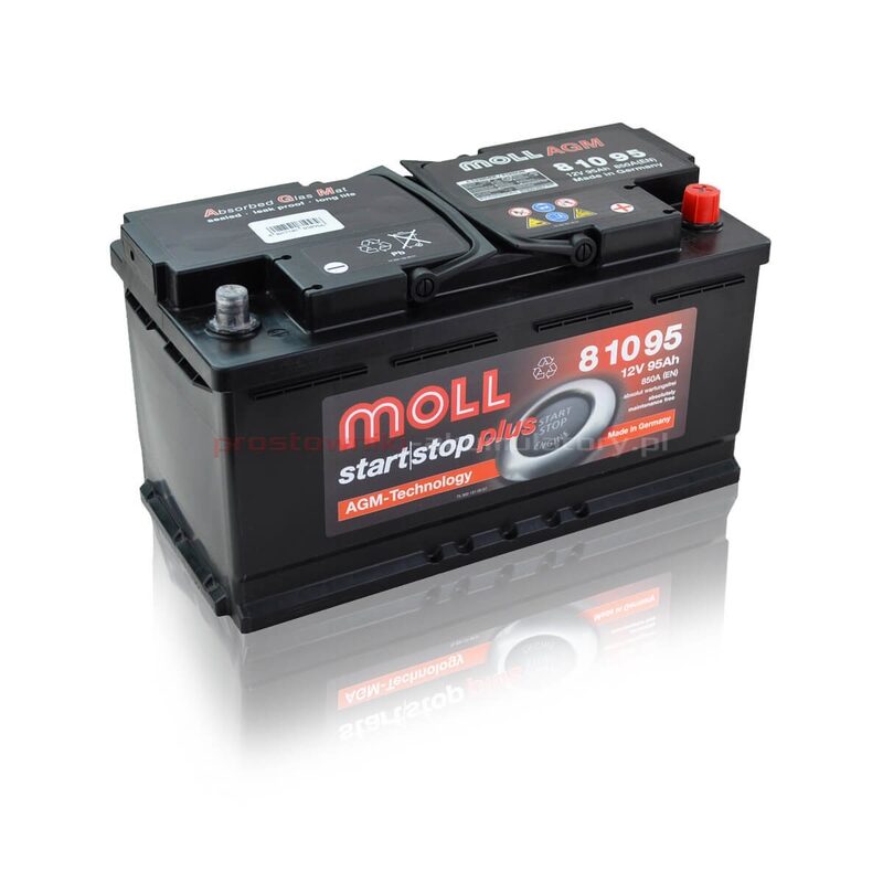 akumulator AGM MOLL 95Ah (353/175/190mm)