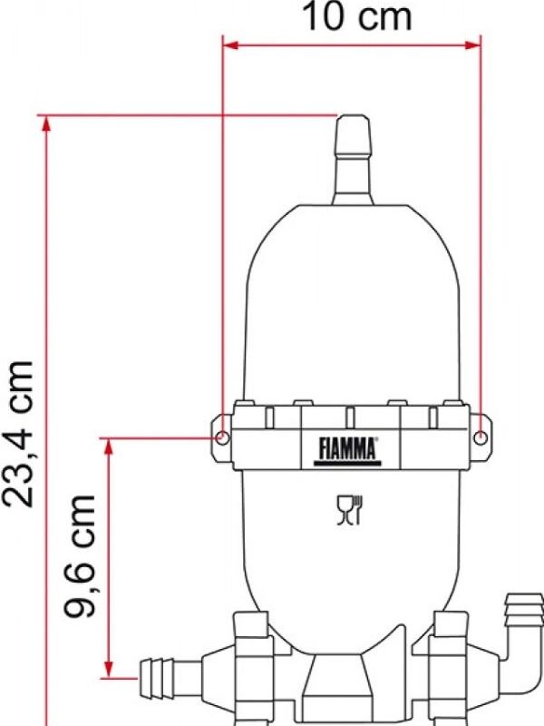 Zbiornik wyrównujący ciśnienie pomp ciśnieniowych A20 – Fiamma