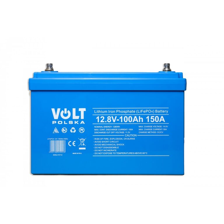 Akumulator LiFePO4 12V 100 Ah (150A) + BMS BLUETOOTH
