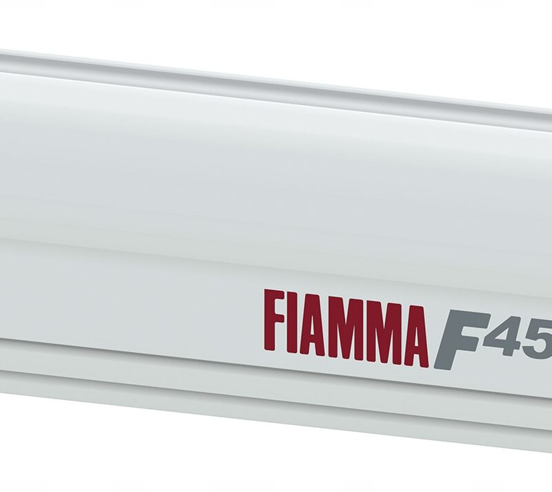 Markiza ścienna w kasecie F45s 350 Polar White Royal Grey – Fiamma