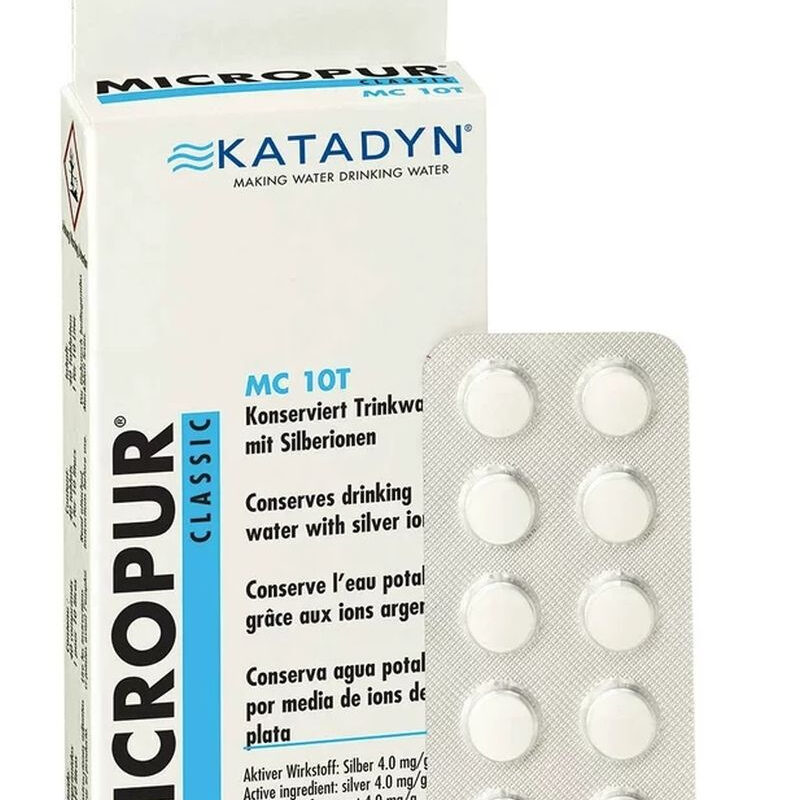 Uzdatniacz do wody Micropur Classic MC 10T (tabletki) – Katadyn