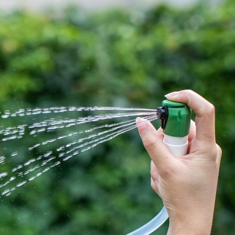 WaSH Innovation słuchawka prysznicowa Hand Shower Self Closing samozamykanie zielona