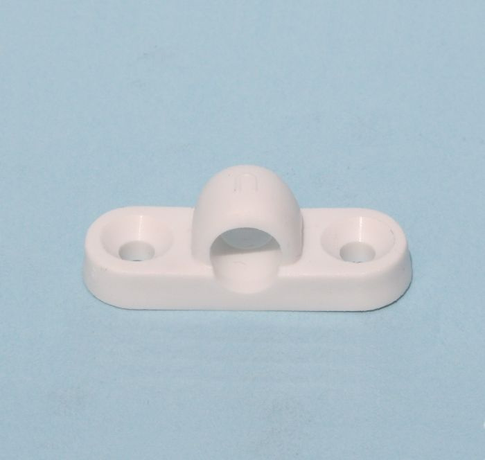 Zaczep przedsionka poziomy plastikowy biały Brunner – 1 sztuk