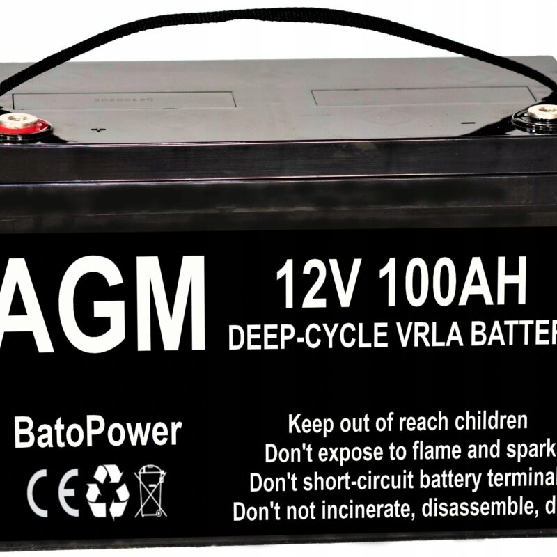 Akumulator AGM 12-100AH DEEP CYCLE Bato-Power