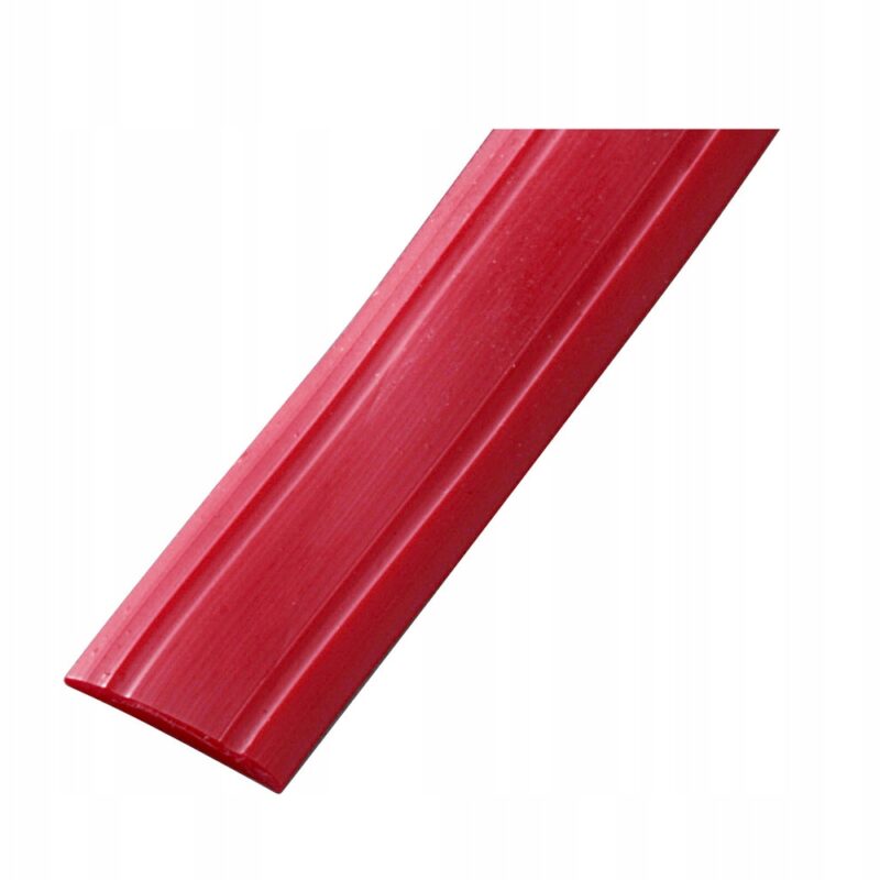 Klin ozdobny listew alu 1mb szer 12mm czerwony z rowkiem