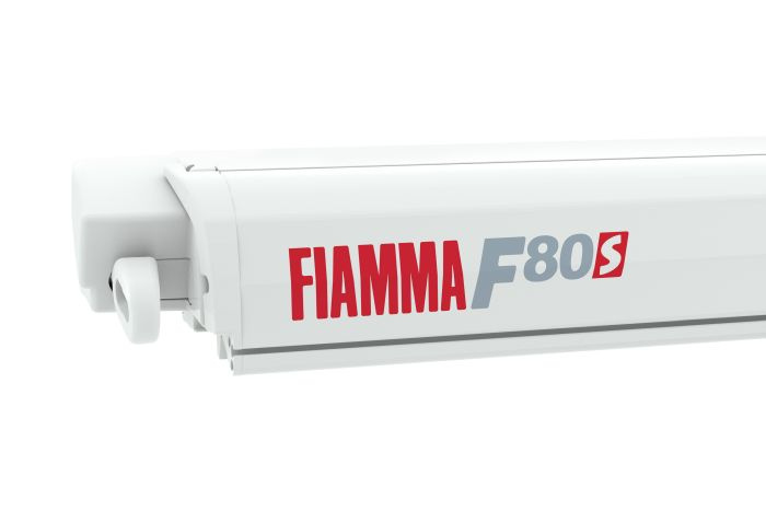 Markiza dachowa Fiamma F80S 340cm kaseta biała materiał Royal Grey