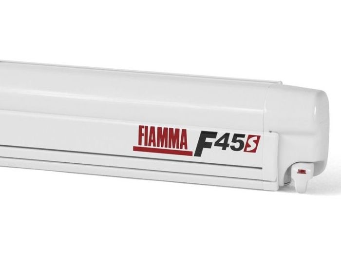 Markiza ścienna Fiamma F45S 375cm kaseta biała Polar White materiał Royal Grey