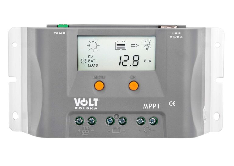 Regulator solarny SOL MPPT 10A (100V) 12/24V + LCD + BLUETOOTH Volt