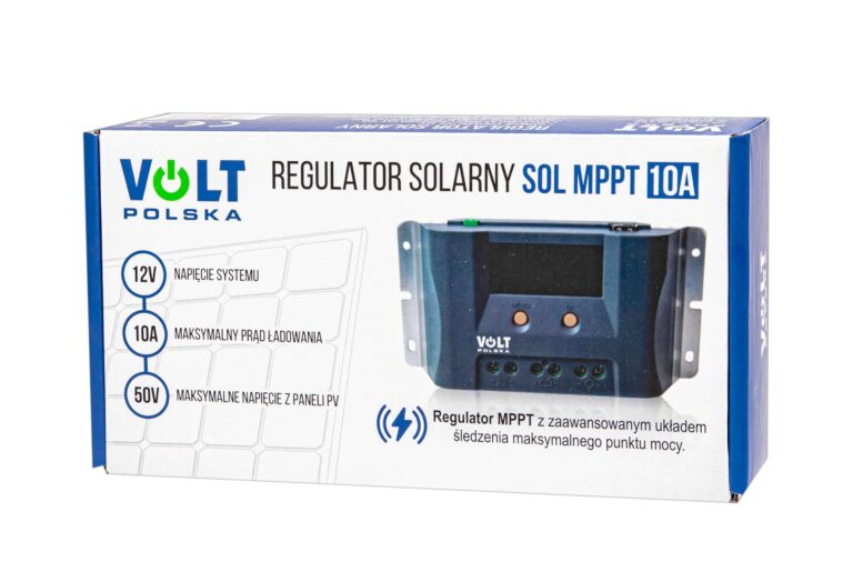 Regulator solarny SOL MPPT 10A (100V) 12/24V + LCD + BLUETOOTH Volt