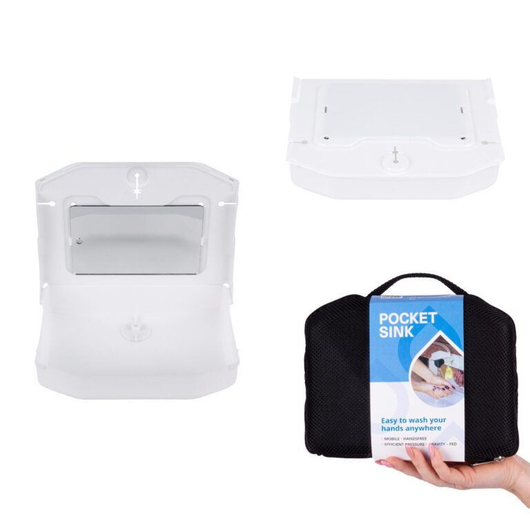 WaSH Innovation przenośna umywalka turystyczna z kranem Pocket SinkPocket Sink Click Valve