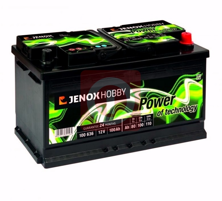 akumulator Jenox Hobby 100Ah 352x175x190