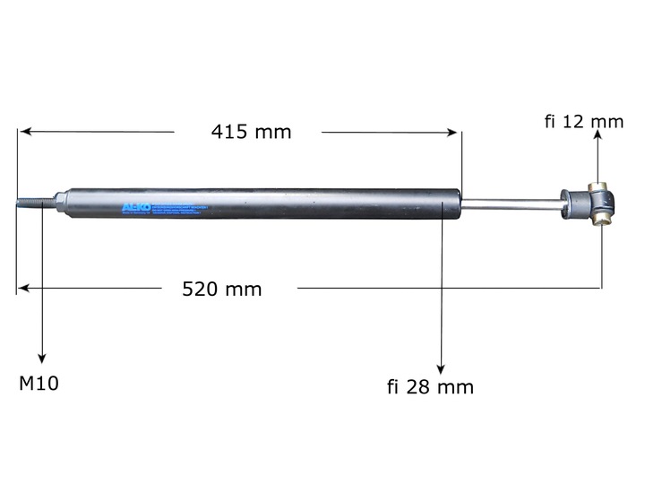 amortyzator mechanizmu hamulcowego Al-Ko 200V z tuleją, ERS 1310047
