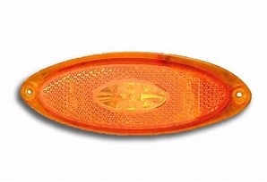 lampa obrysowa pomarańczowa owalna LED Jokon SM1 00 E2-05024 12V