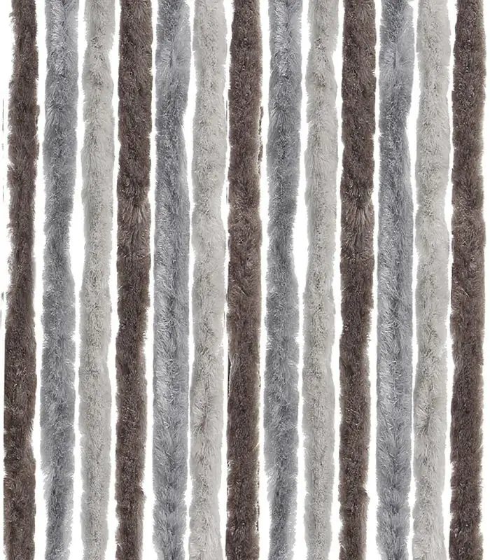 Kotki do drzwi Acapulco 56×185 cm brązowe/beżowe/szare – Brunner