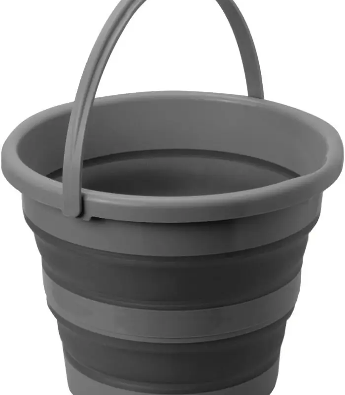 Wiaderko składane Drum Fold-Away 10 l Black – Brunner
