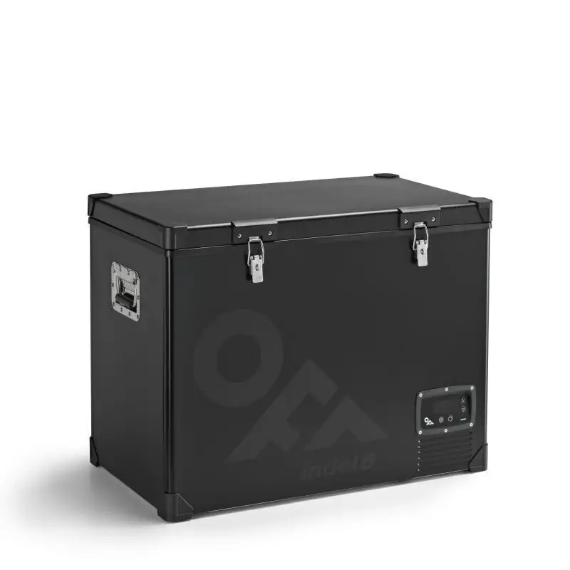 Lodówka kompresorowa skrzyniowa 1 komorowa turystyczna TB100 STEEL BLACK 12/24 V 97 l – Indel B